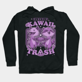 Kawaii Fastfood Trash Animals Hoodie